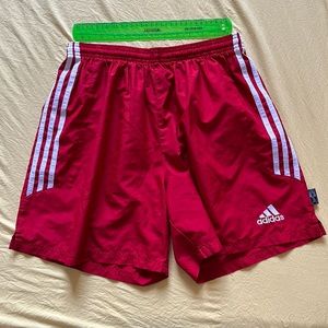 Red Adidas Running Shorts